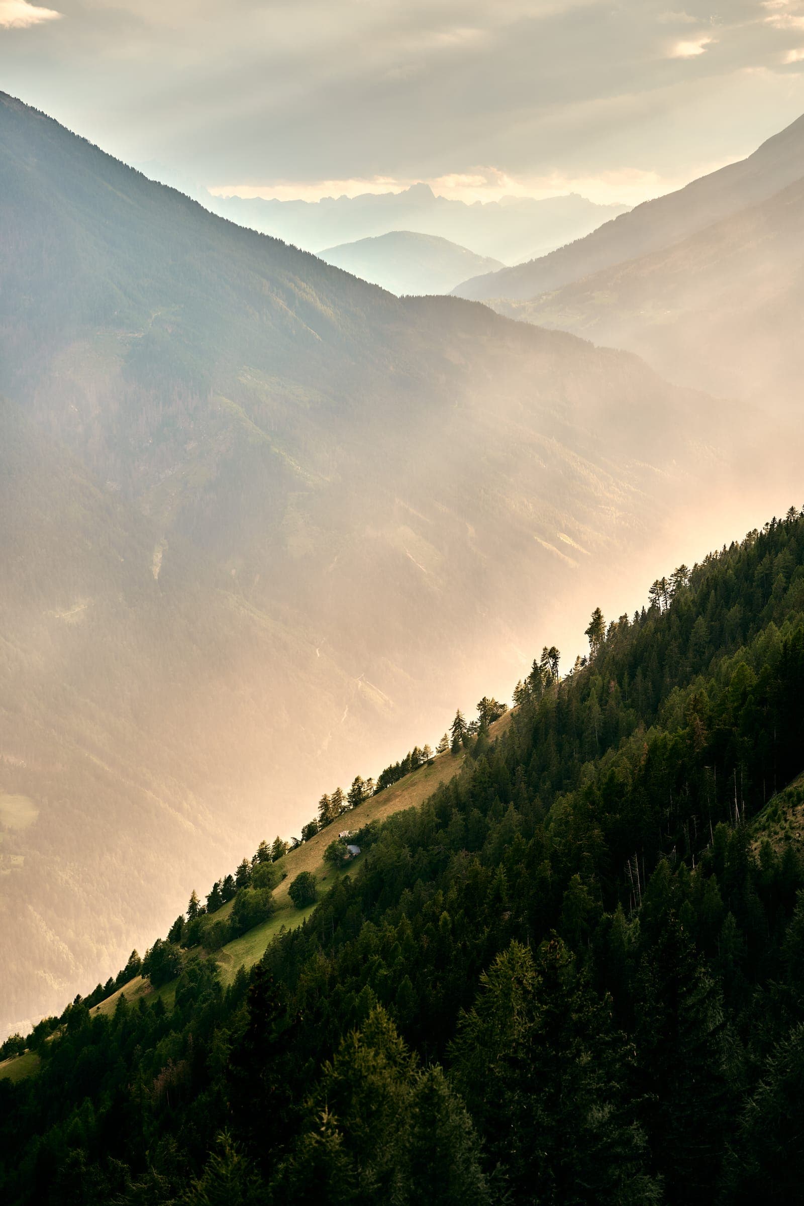 Drohnenaufnahme in Wien, Luftbild einer Landschaft