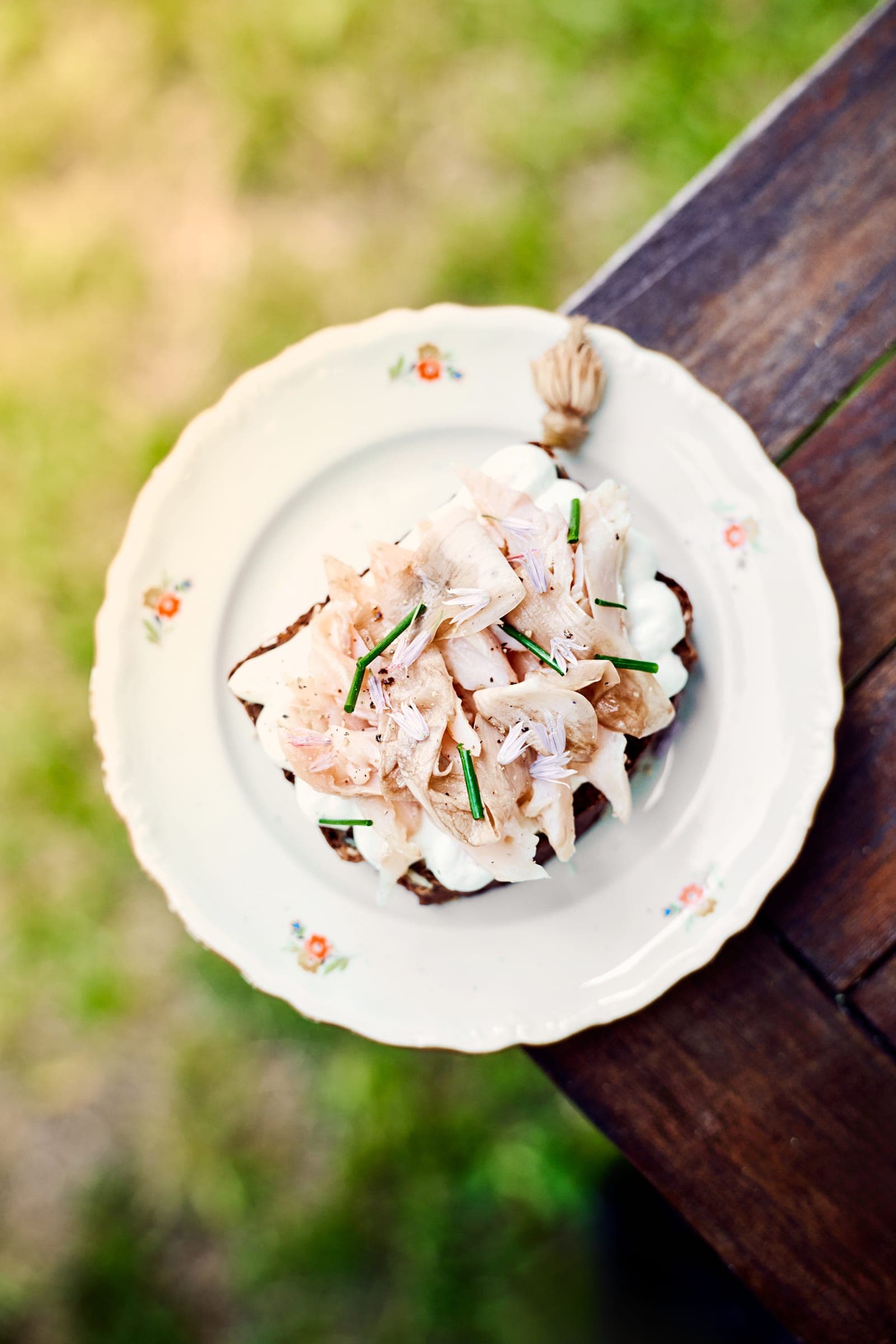 Food — Gericht von oben